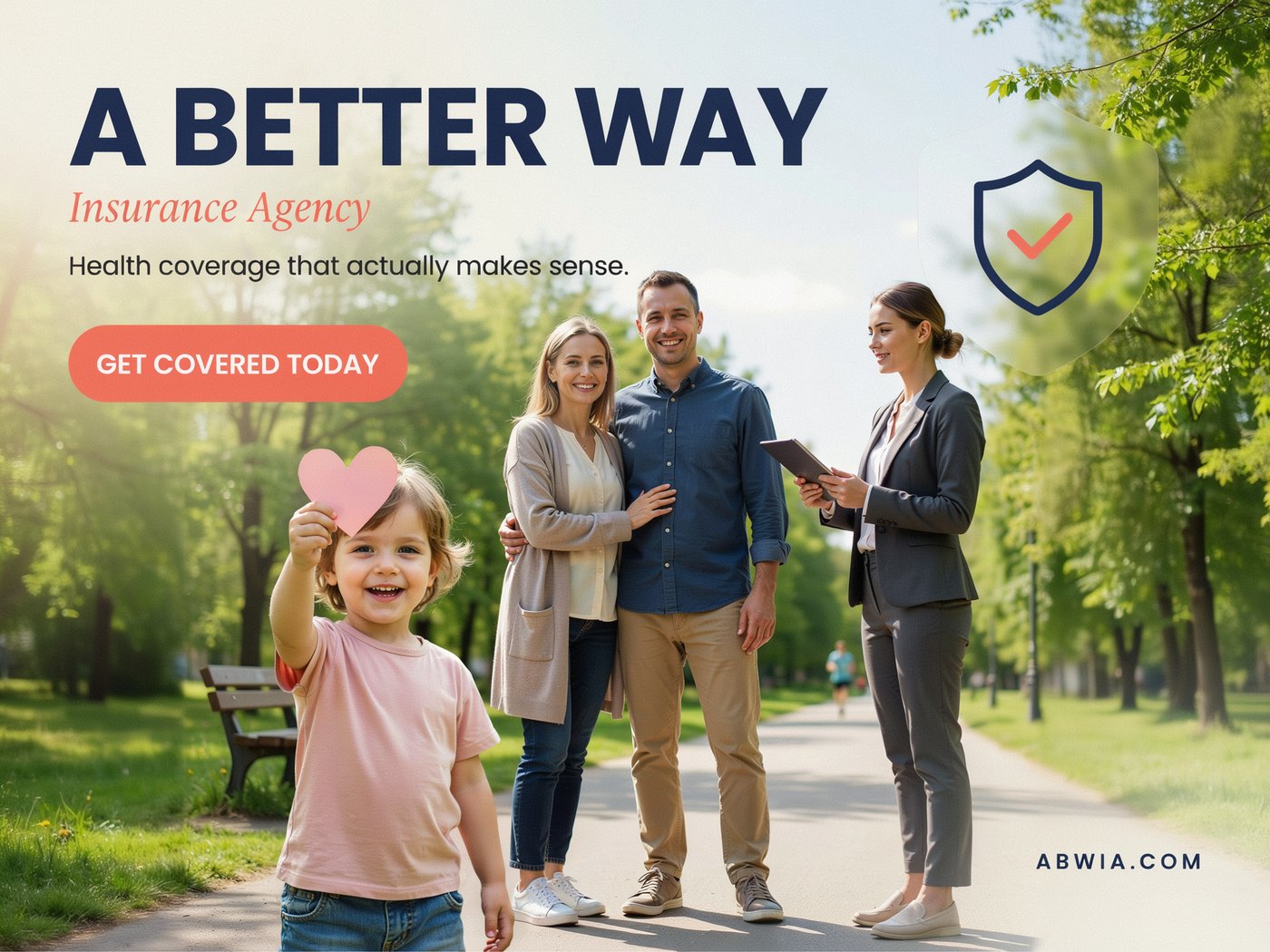A Better Way Insurance Agency — family meeting with agent